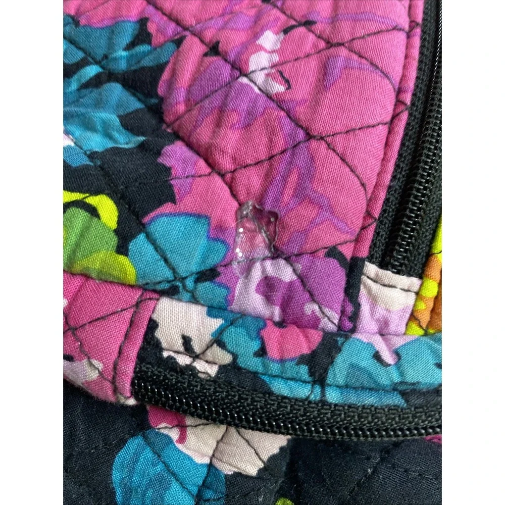 Vera Bradley Large Essential Backpack Hilo Meadow Floral Quilted Travel School